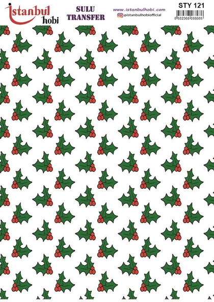 Yılbaşı Sulu Transfer 25x35cm STY121 ürün görseli