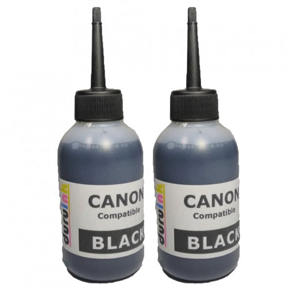 CANON MP330 MP480 MP490 SİYAH KARTUŞ MÜREKKEP DOLUM SETİ 2X100ML (PG 510) RENK Non Oem - Resim 3