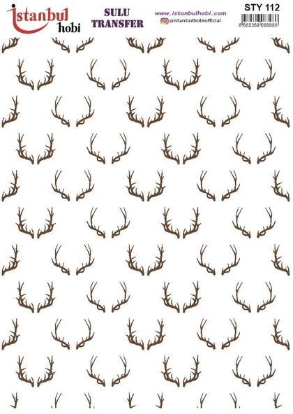 Yılbaşı Sulu Transfer 25x35cm STY112 ürün görseli