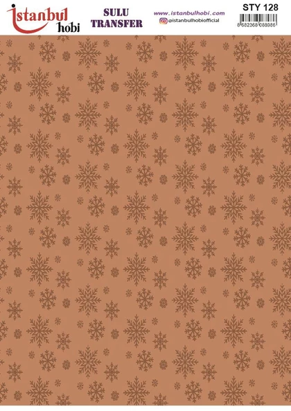 Yılbaşı Sulu Transfer 25x35cm STY128 ürün görseli