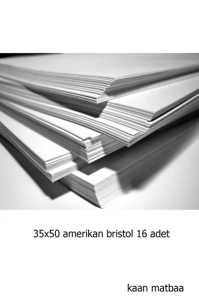 Çözüm Kağıt 16 Adet 35x50 400 gr Amerikan Bristol Kağıt Karton ürün görseli