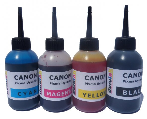 CANON MP220 MP450 MP460 (PG 40 CL 41) KARTUŞ MÜREKKEP DOLUM SETİ 4X100ML RENK - Resim 2