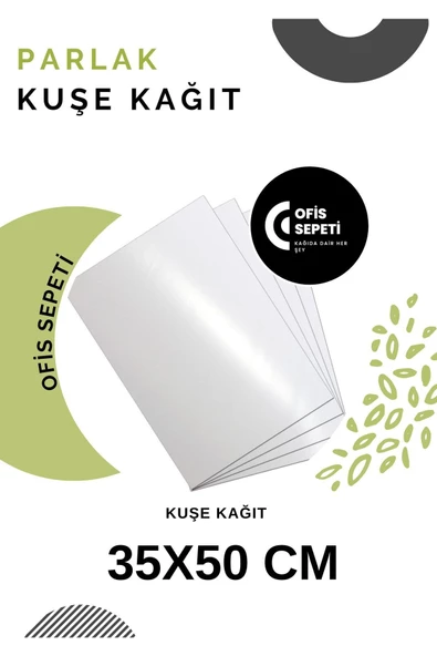 Çözüm Kağıt Parlak Kuşe 115 Gr 35x50 Cm 50 Adet ürün görseli