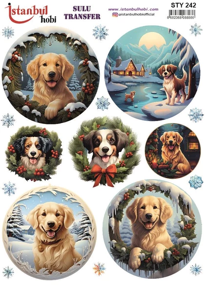 Yılbaşı Sulu Transfer 25x35cm STY242 ürün görseli