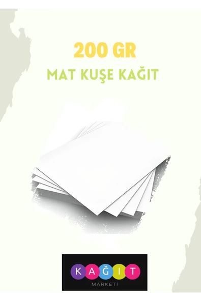 Çözüm Kağıt A4 Mat Kuşe 200 Gr 250 Adet