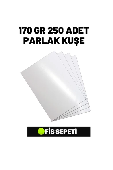 Çözüm Kağıt A4 Parlak Kuşe 170 gr 250 Adet