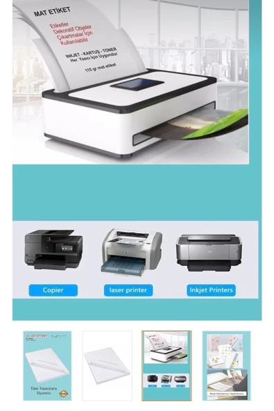 Çözüm Kağıt A4 1,hamur Etiket 100 Lü - Resim 3