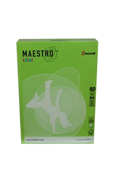 Çözüm Kağıt A4 Renkli Fotokopi Kağıdı Yeşil (ma42) 80gr 1 Paket - Resim 2