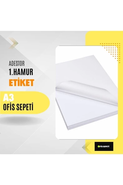 Çözüm Kağıt Adestor A3 1,hamur Etiket 50 Adet ürün görseli
