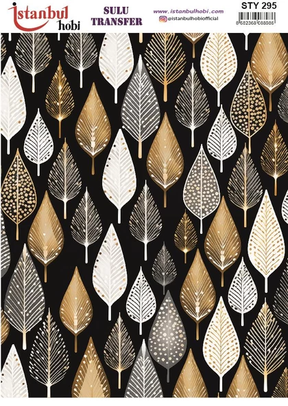 Yılbaşı Sulu Transfer 25x35cm STY295