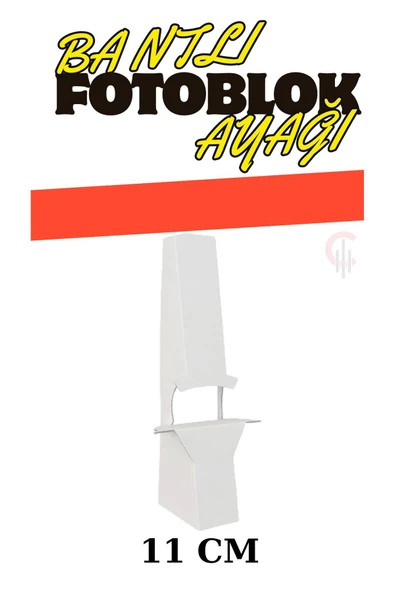 Çözüm Kağıt Fotoblok Ayaklığı Bantlı 11 Cm Dayanıklı Karton Ayak Poster Ayaklığı 100 Adet