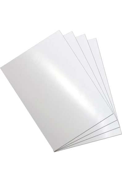 Çözüm Kağıt 100 Adet Parlak Kuşe Yapışkan Etiket Sticker A3 Ebat 29,7x42 Cm - Resim 2