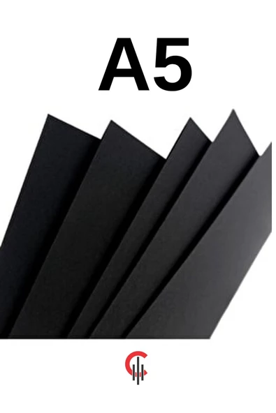 Çözüm Kağıt 140 Gr A5 Siyah Fotokopi Kağıdı 500 Adet Siyah Kağıt ürün görseli