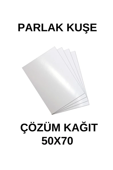 Çözüm Kağıt Parlak Kuşe Gramajlı Kağıt 50X70 Cm 170 Gr - 50 Adet