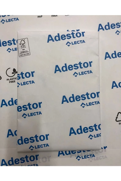 Çözüm Kağıt Ofis Sepeti 200 Adet Yapışkanlı Etiket Parlak Kuşe A4 Ebat Yapışkanlı - Resim 2