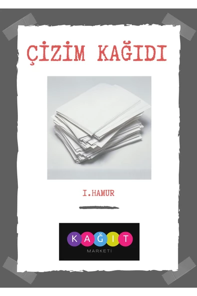 Çözüm Kağıt A2 Çizim Resim Kağıdı 1, Hamur 120 Gr 42x59,4 Cm 125 Adet ürün görseli