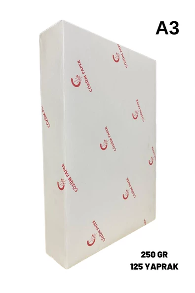 Çözüm Kağıt Gramajlı Fotokopi Kağıdı A3 250 Gr 125 Yaprak ürün görseli