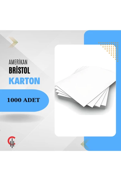 Çözüm Kağıt Amerikan Bristol Karton A4 210 gr - 1000 Adet