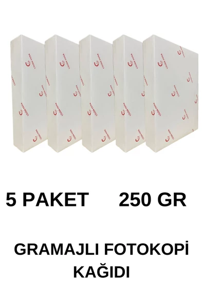 Çözüm Kağıt Gramajlı Fotokopi Kağıdı A4 250 Gr 5 Paket 625 Yaprak
