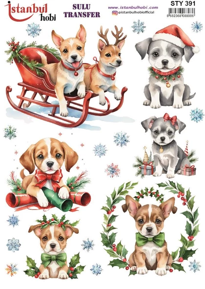 Yılbaşı Sulu Transfer 25x35cm STY391 ürün görseli