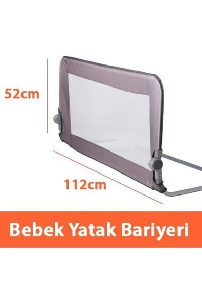 OYUNCAK STORE Babies Portatif Çocuk Bebek Katlanabilir Yatak Koruma Bariyeri - Resim 2