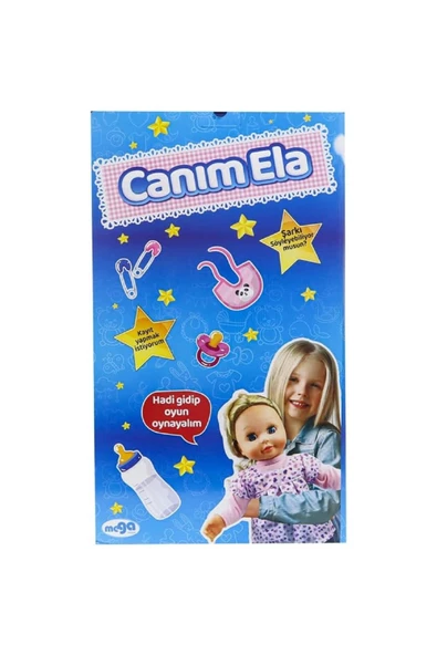 OYUNCAK STORE Canım Ela Bebek 50 cm Konuşan Et Bebek