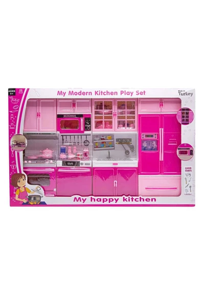 OYUNCAK STORE 4 lü Mutfak Dolap Seti - Buzdolabı, Fırın, Ocak Lavabo 4 lü Set - 2