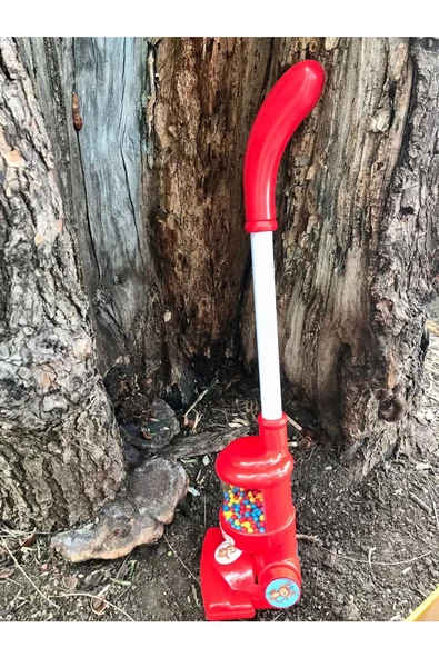İBOKAN Oyuncak Dyson Dikey Süpürge Kırmızı - 5