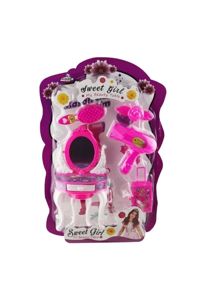 OYUNCAK STORE Sweet Girl Benim Güzellik Setim - Aksesuarlı Güzellik Masalı Oyuncak Set