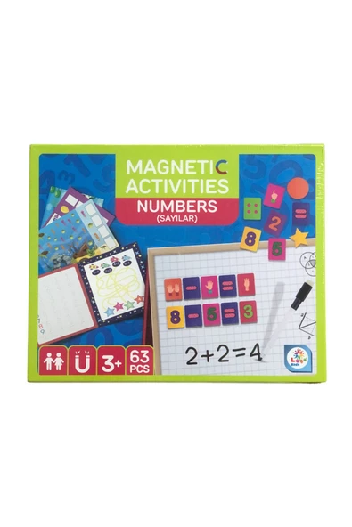 OYUNCAK STORE Magnetik Aktiviteler Sayılar Serisi - Magnetic Activities Numbers