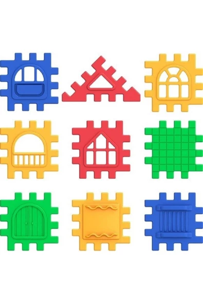 OYUNCAK STORE City 3D Yapı ve Tasarım Blokları 64 Parça LEGO Puzzle