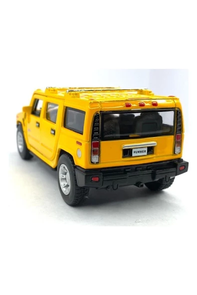 Vardem 2008 Hummer H2 Suv - Çek Bırak Lisanslı Model Oyuncak Araba 1:40 Kt5337d