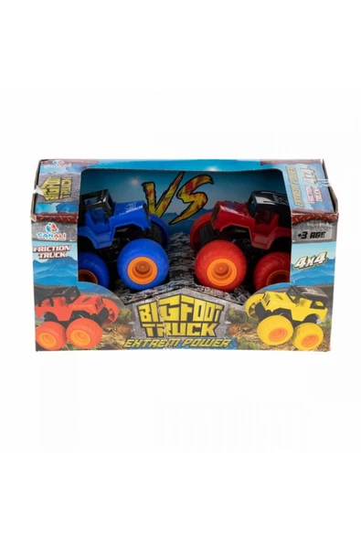 OYUNCAK STORE Büyük Tekerlekli Jeep Arabalar 2 li Set
