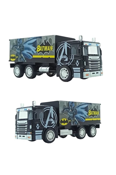 OYUNCAK STORE Batman Figürlü Metal Tır 14cm