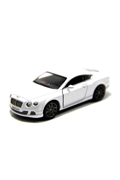 OYUNCAK STORE 2012 Bentley Continental Gt Speed 1:38 Ölçkeli Çek Bırak Oyuncak Araba Beyaz