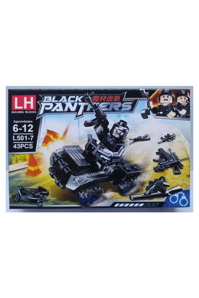 OYUNCAK STORE Black Panther LEGO Kara Panter Blok Benzeri Oyuncak Seti