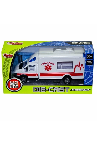 OYUNCAK STORE Kutulu Çek Bırak Ambulans Kurtarma Araçları