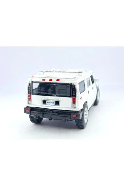 OYUNCAK STORE 2008 Hummer H2 Suv - Çek Bırak 5inch. Lisanslı Model Araba, Oyuncak Araba 1:40