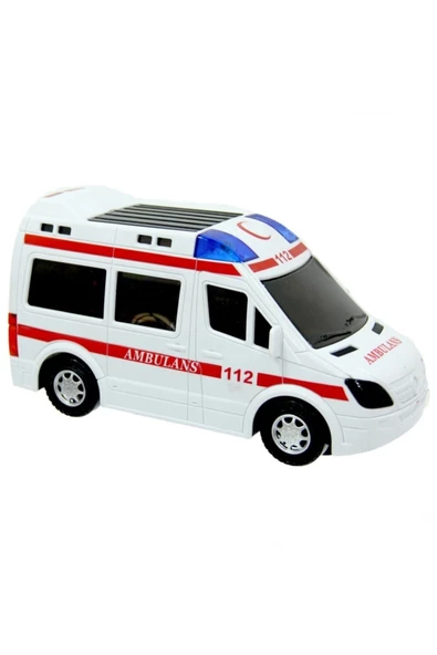 OYUNCAK STORE Işıklı Ve Sesli Oyuncak Pilli Ambulans
