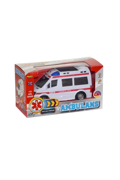 Prestij Oyuncak Fab 112 Sesli Ve Işıklı Ambulans -prestij