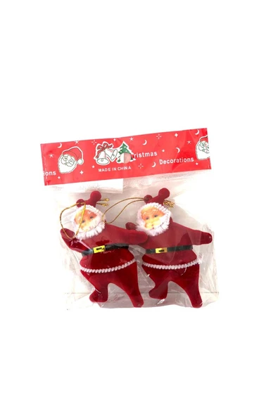 OYUNCAK STORE 2 li Noel Baba Yılbaşı Süsü 9 cm