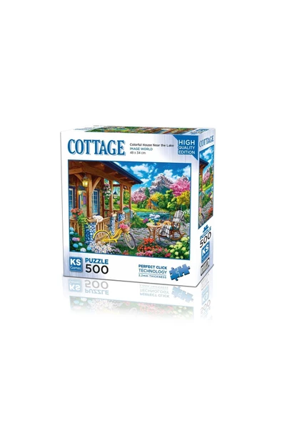 OYUNCAK STORE Dağ Köyü 500 Parça Yapboz - Mountain Village 500 Pcs Puzzle