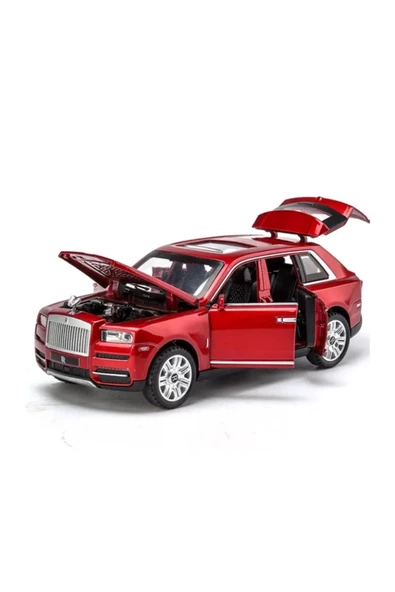 OYUNCAK STORE Die Cast Rolls Royce Cullinan SUV Model Koleksiyon Araba - Sesli Çek Bırak Metal Araba