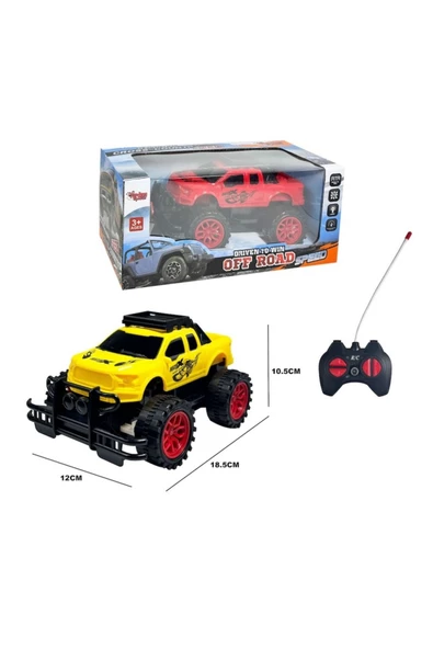OYUNCAK STORE Uzaktan Kumandalı Işıklı Off Road Jeep Cross Country 1:20 Ölçekli