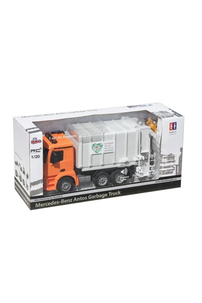 OYUNCAK STORE Uzaktan Kumandalı Full Fonksiyon Şarjlı 1:20 Ölçekli Çöp Kamyonu (Mercedes Benz)