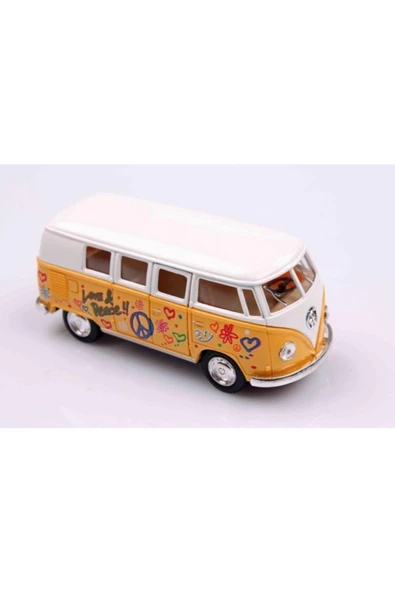 OYUNCAK STORE Metal 1962 Vw Hippi Cekbırak