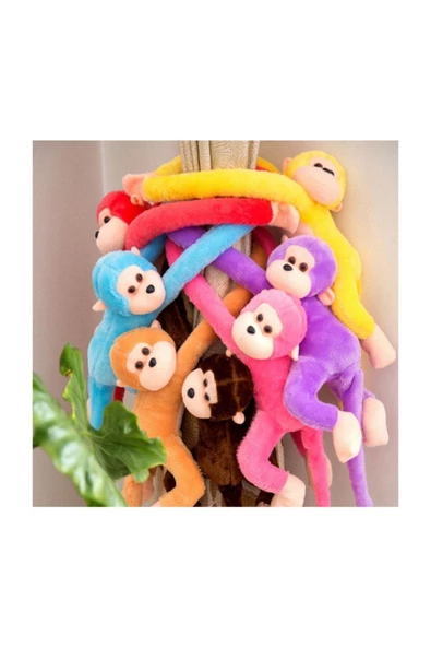 Vardem Peluş Maymun 70 Cm Kara-307 Buyuk Peluş Maymun - 2