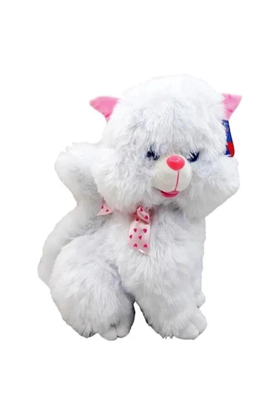 Toys Center Halley Oyuncak Sesli Oturan Tombul Kedi 50 CM Peluş Sesli Kedi