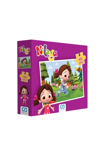 CA Games Niloya Lisanslı 60 Parça 34x24cm Çocuk Puzzle Yapboz Serisi