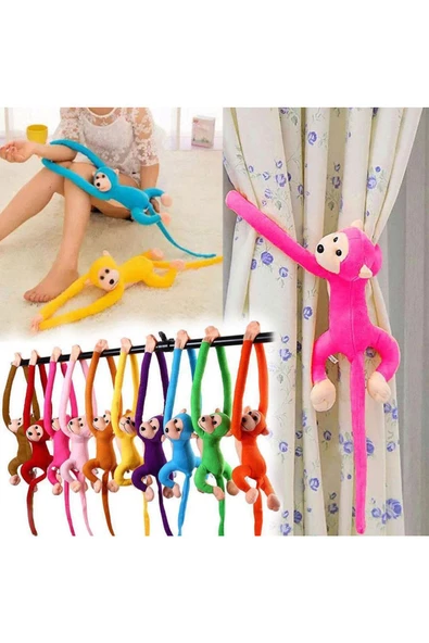 OYUNCAK STORE Peluş Sarılan Tatlı Sesli Çığlık Atan Maymun 50 cm - Resim 2